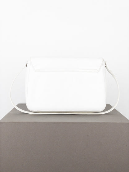 Prada 2000s Metal Ring Leather Shoulder Bag