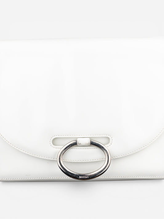 Prada 2000s Metal Ring Leather Shoulder Bag – photo 6