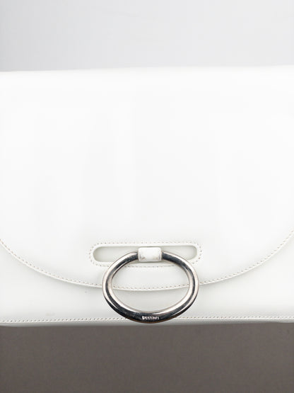 Prada 2000s Metal Ring Leather Shoulder Bag