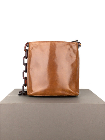 Prada AW96 Chain Leather Shoulder Bag