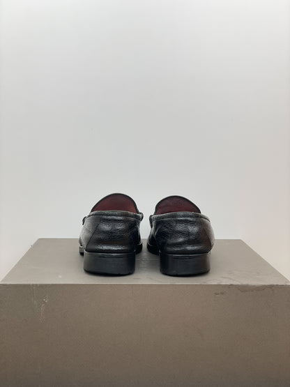 Gucci 1990s Lugsole Horsebit Loafers