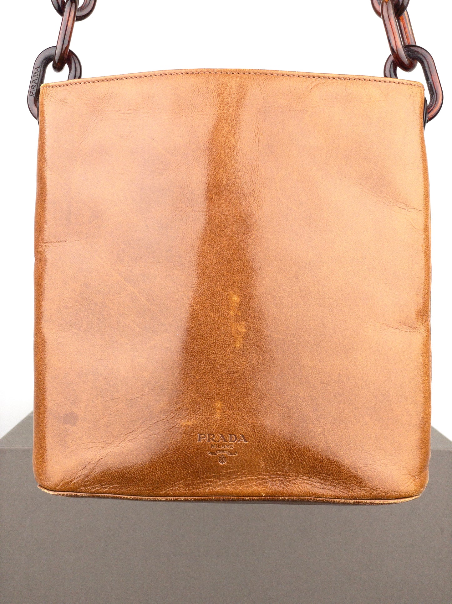 Prada AW96 Chain Leather Shoulder Bag