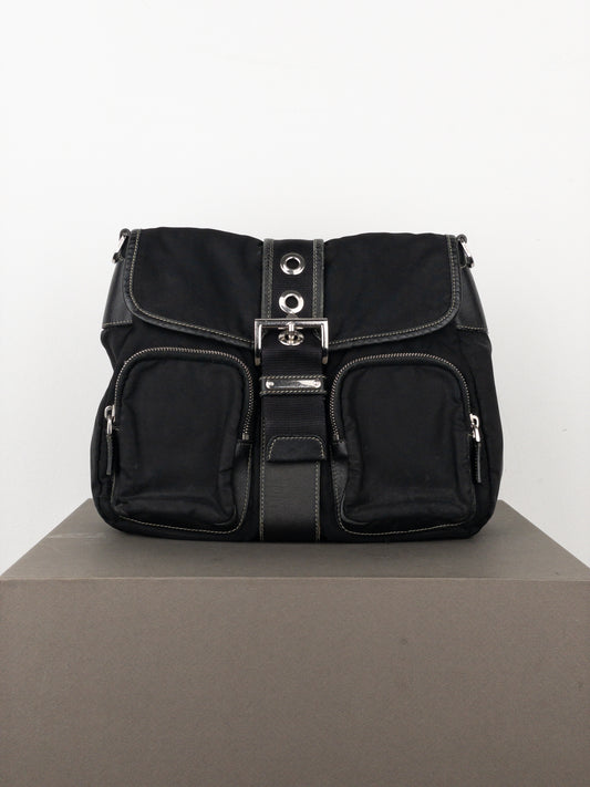 Prada 2000s ‘Moon’ Crossbody Cargo Bag