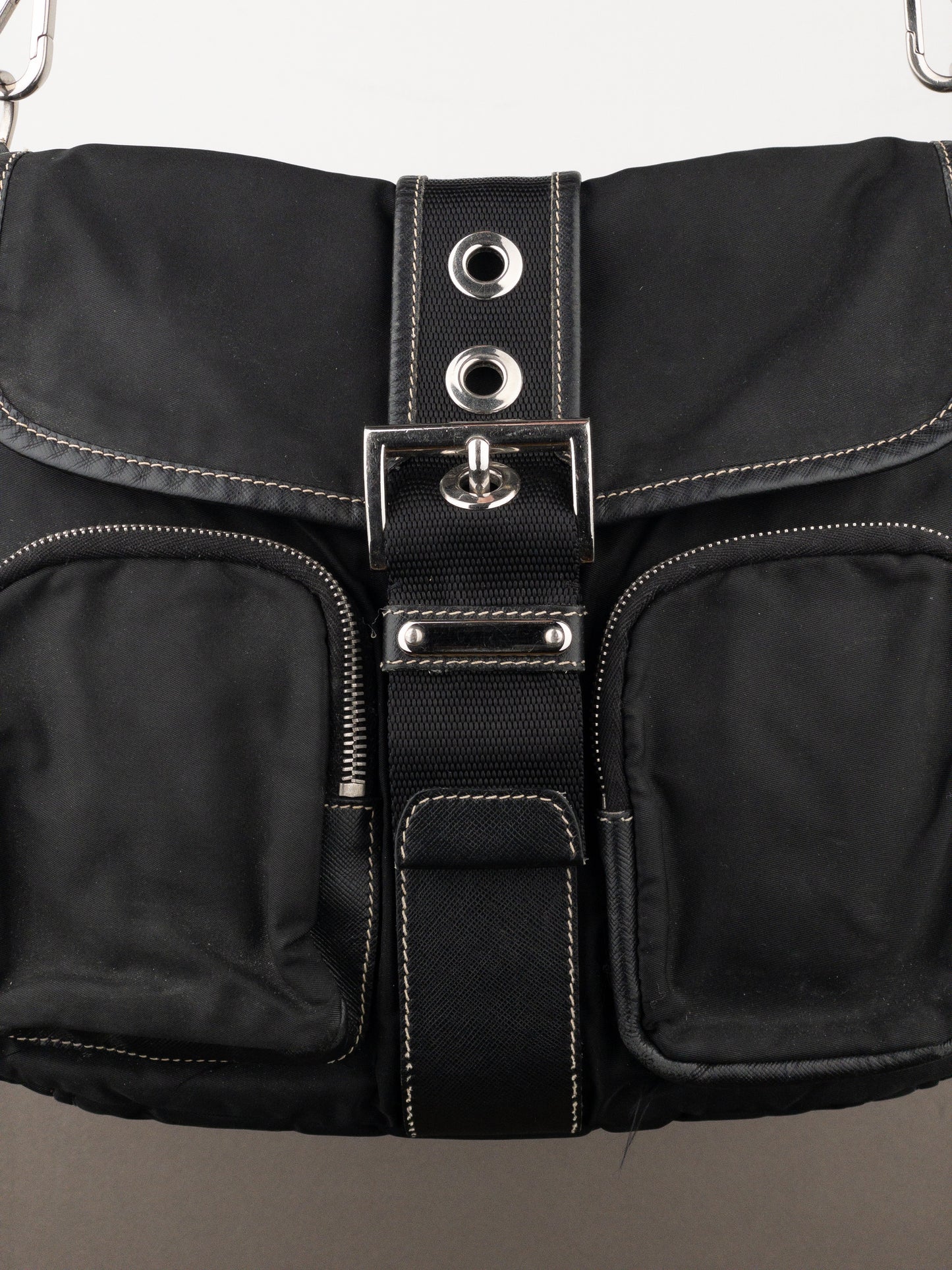 Prada 2000s ‘Moon’ Crossbody Cargo Bag