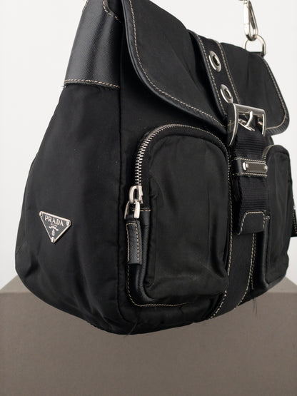 Prada 2000s ‘Moon’ Crossbody Cargo Bag