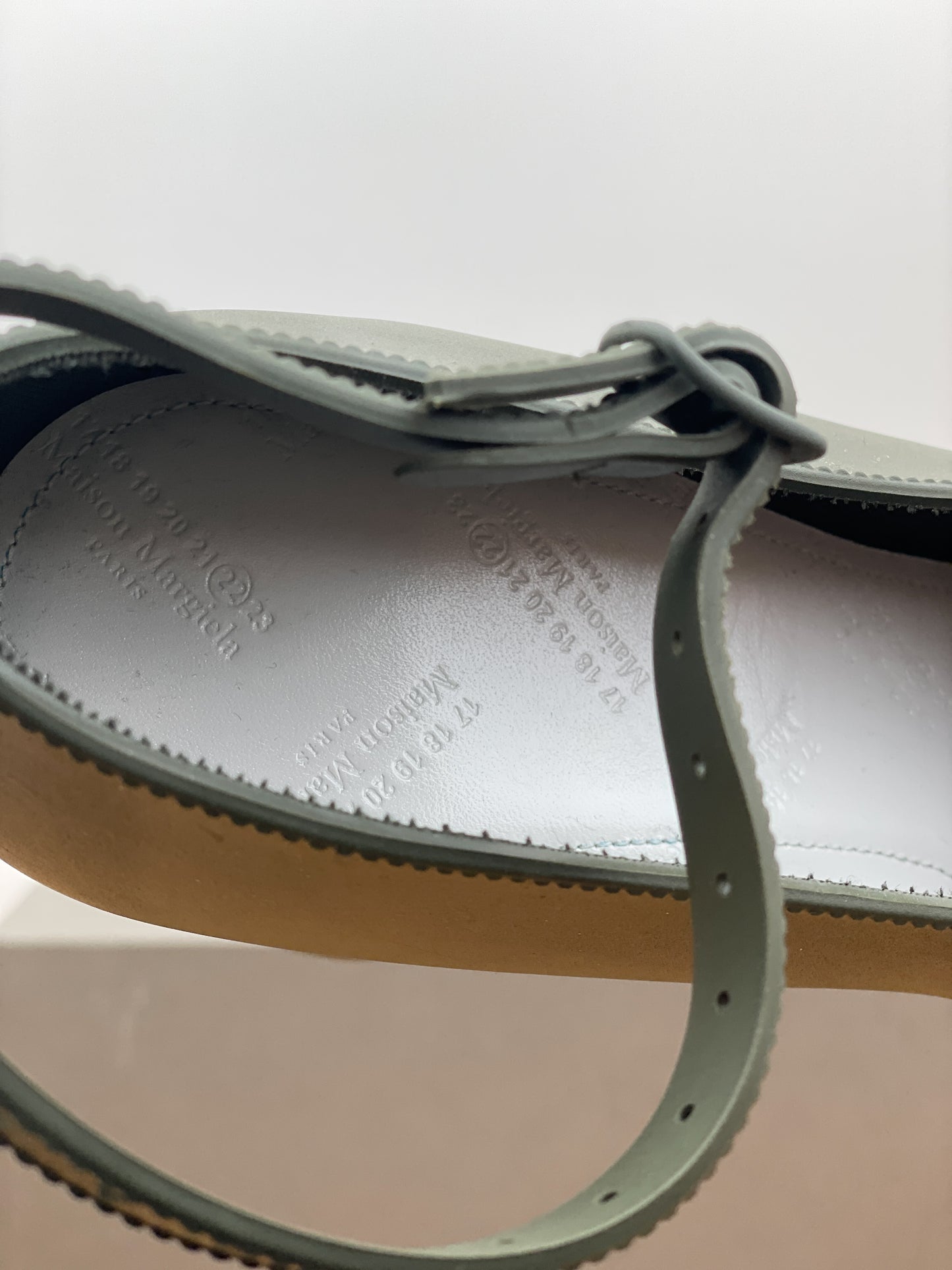 Maison Margiela AW21 Rubber Tabi Mary Jane Pumps