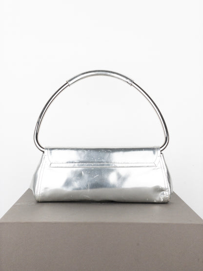 Prada SS03 Metal Handle ‘Vernice Swing’ Shoulder Bag