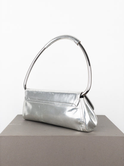 Prada SS03 Metal Handle ‘Vernice Swing’ Shoulder Bag