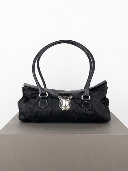 Prada 2000s ‘Easy’ Sybille East-West Baguette Shoulder Bag