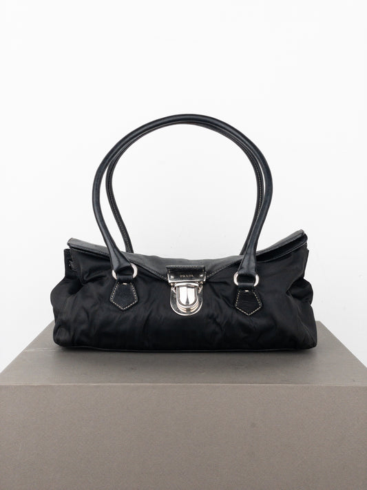 Prada 2000s ‘Easy’ Sybille East-West Baguette Shoulder Bag