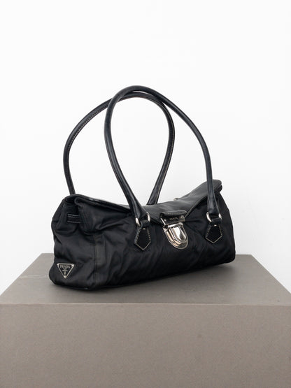 Prada 2000s ‘Easy’ Sybille East-West Baguette Shoulder Bag