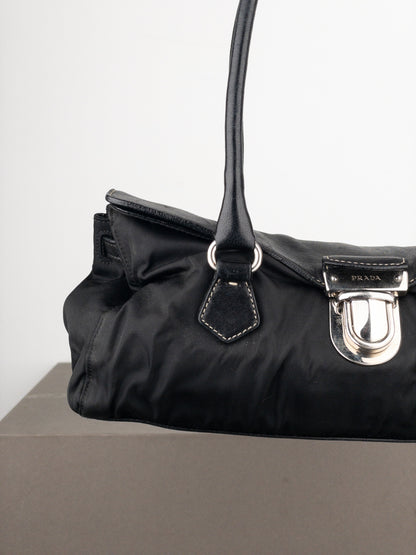 Prada 2000s ‘Easy’ Sybille East-West Baguette Shoulder Bag