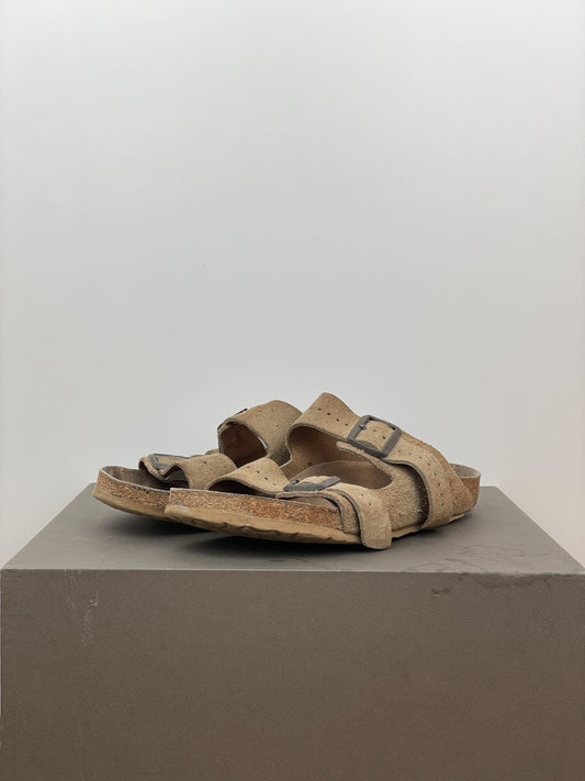 Rick Owens x Birkenstock Suede Arizona Sandal Slides