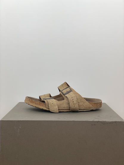 Rick Owens x Birkenstock Suede Arizona Sandal Slides