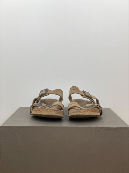 Rick Owens x Birkenstock Suede Arizona Sandal Slides