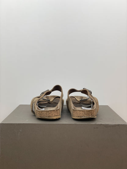 Rick Owens x Birkenstock Suede Arizona Sandal Slides