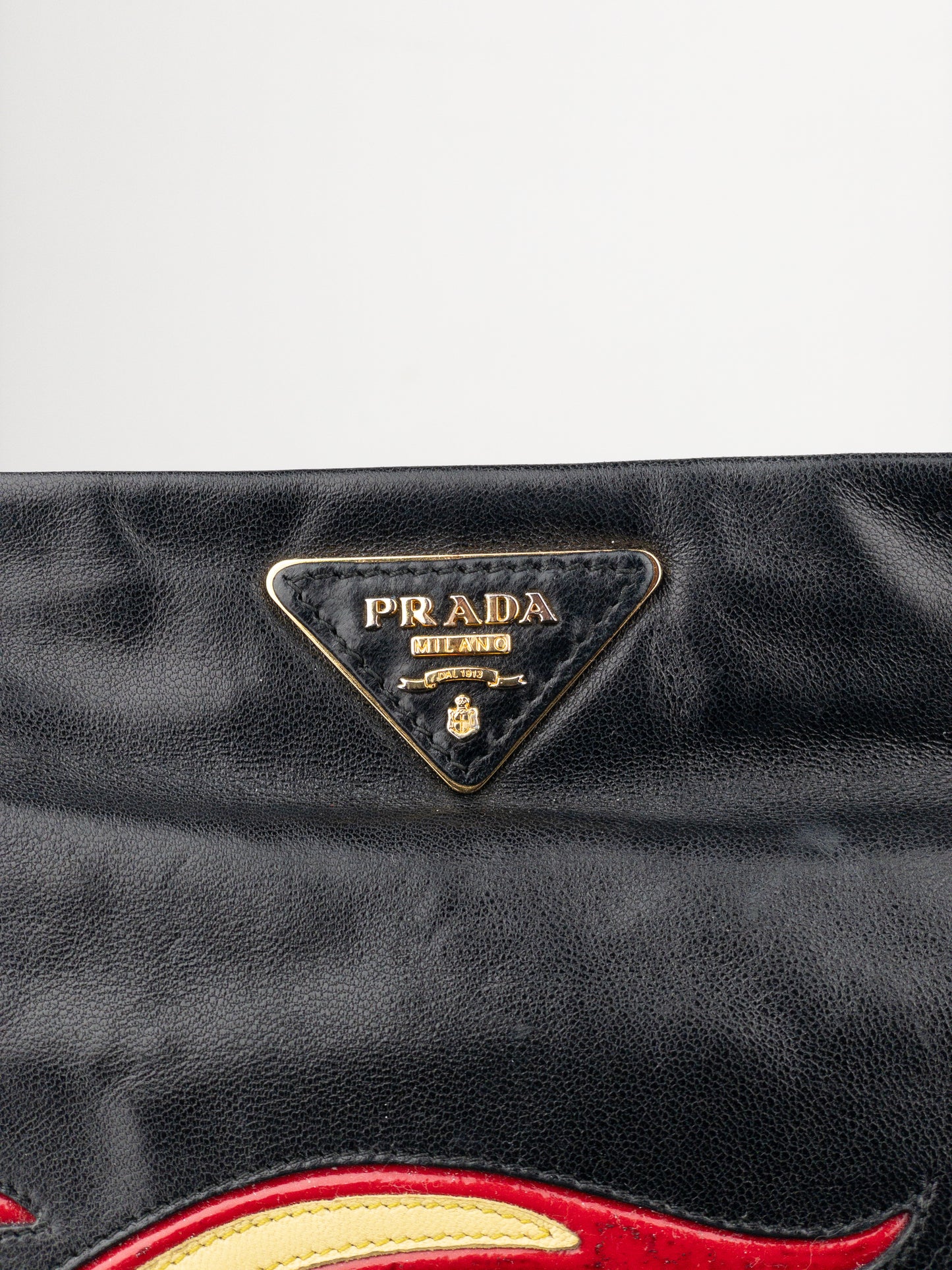 Prada SS12 Limited Edition ‘Flame’ Leather Clutch