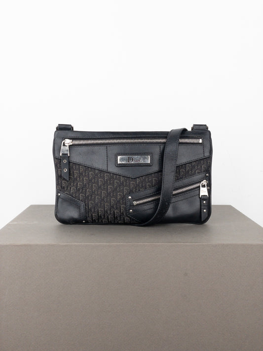 Dior by Galliano SS02 ‘Street Chic’ Diorissimo Monogram Trotter Crossbody Bag