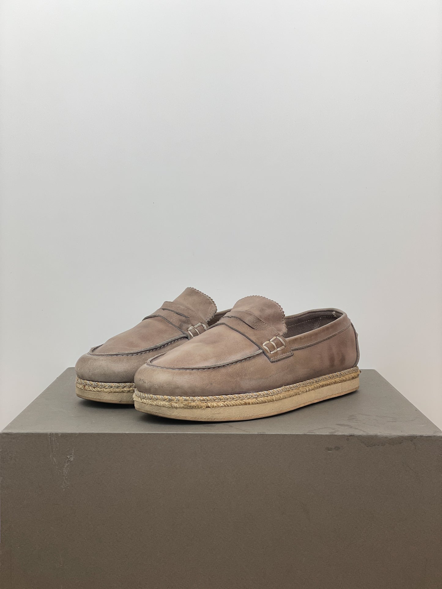 Miu Miu Boat Shoe Penny Loafers