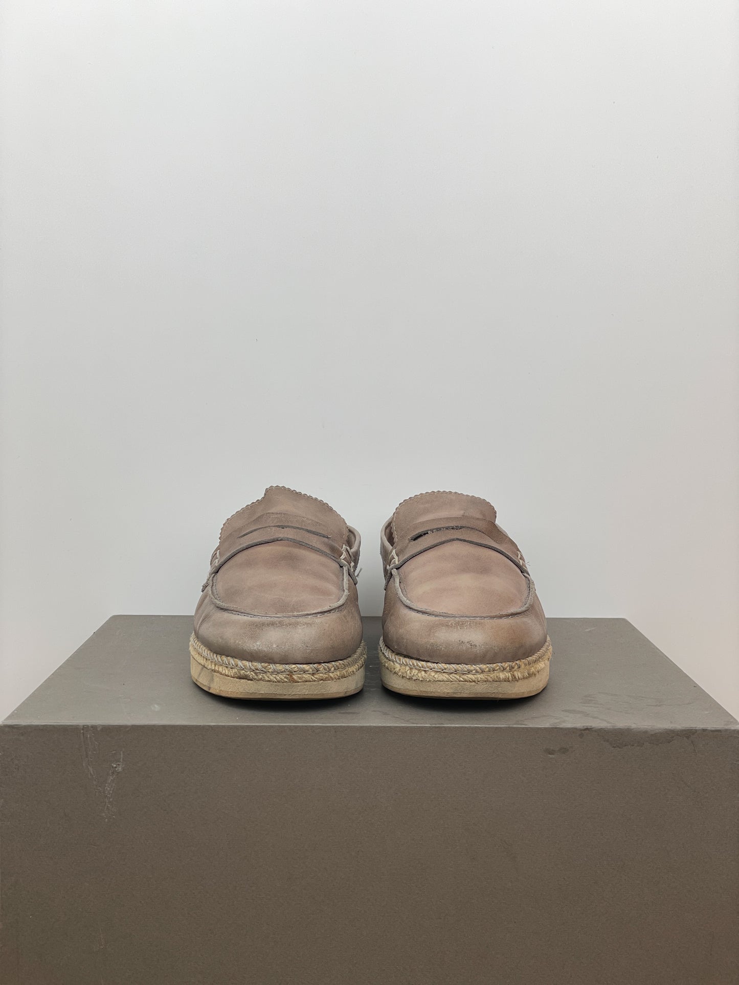 Miu Miu Boat Shoe Penny Loafers