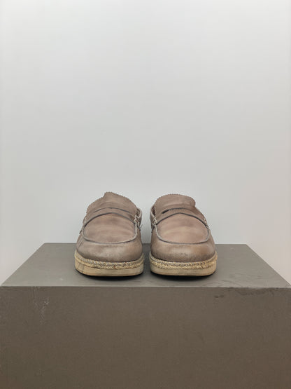 Miu Miu Boat Shoe Penny Loafers