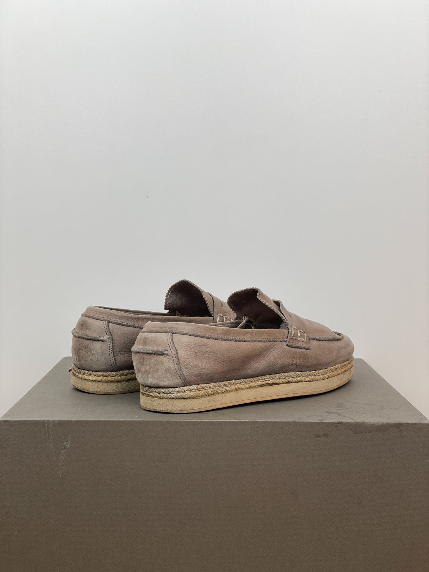 Miu Miu Boat Shoe Penny Loafers