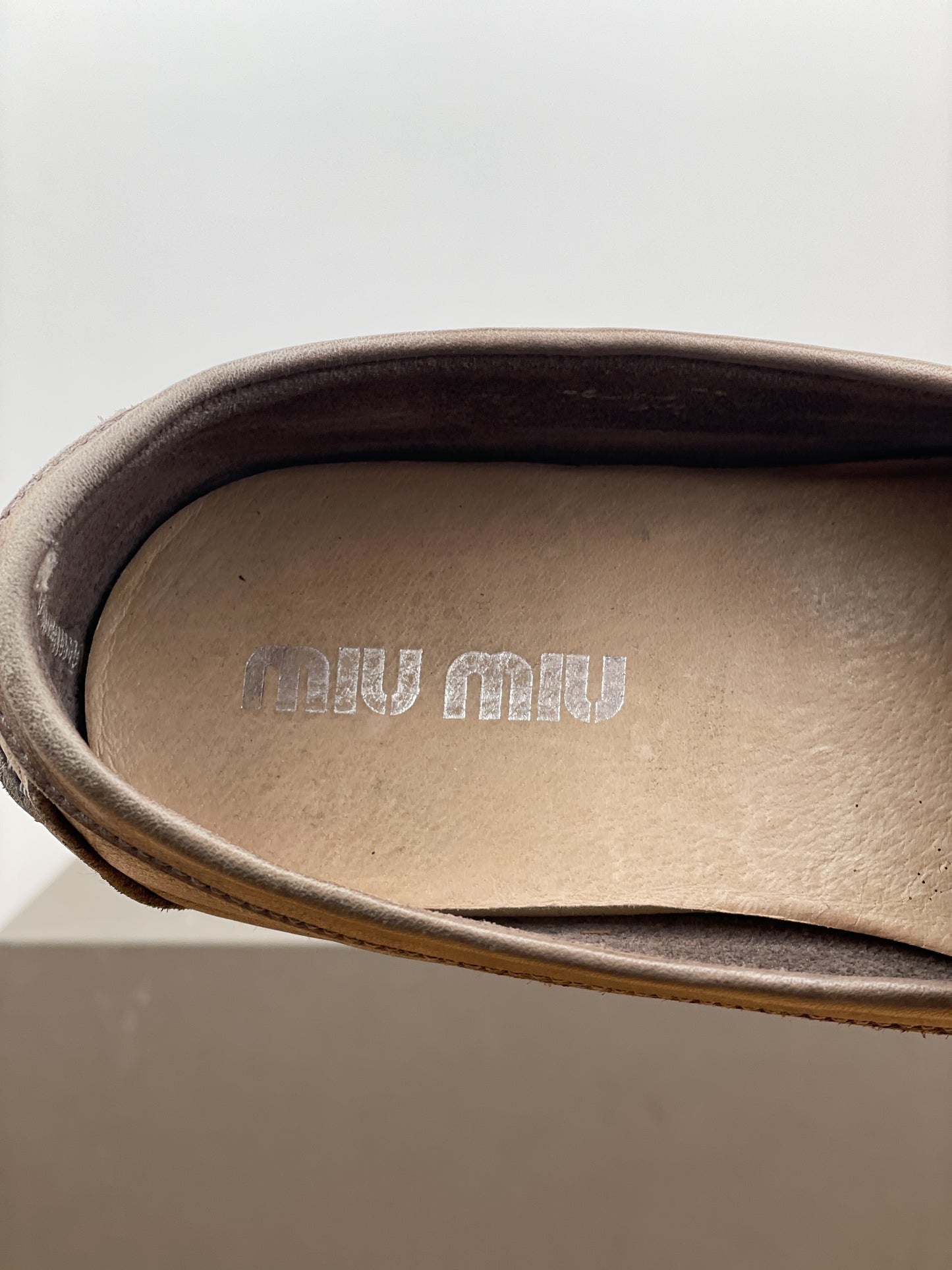 Miu Miu Boat Shoe Penny Loafers