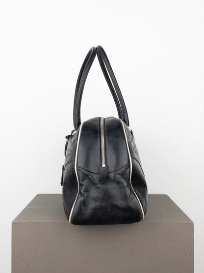 Prada SS00 Bowling Leather Shoulder Bag