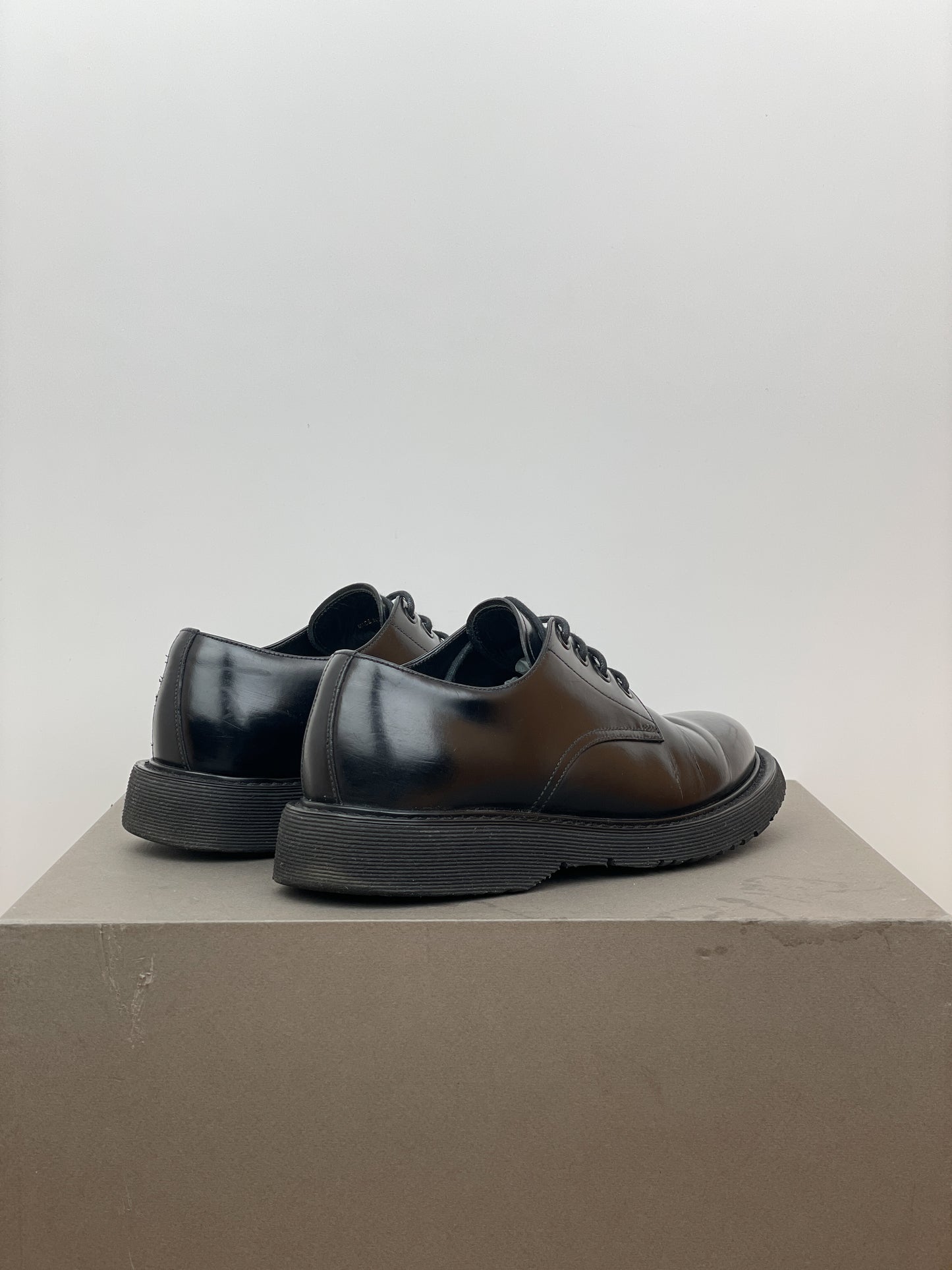 Prada AW21 Chunky Platform Derby Shoes