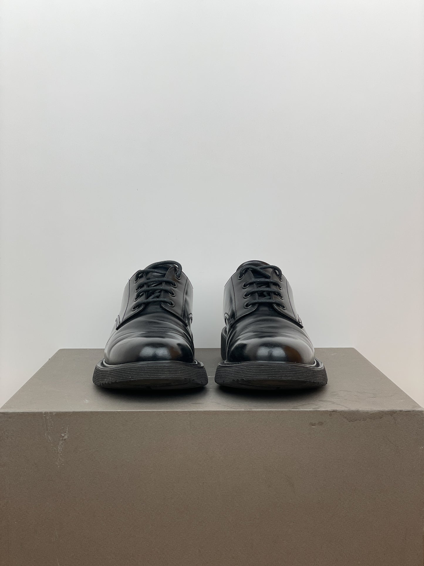 Prada AW21 Chunky Platform Derby Shoes
