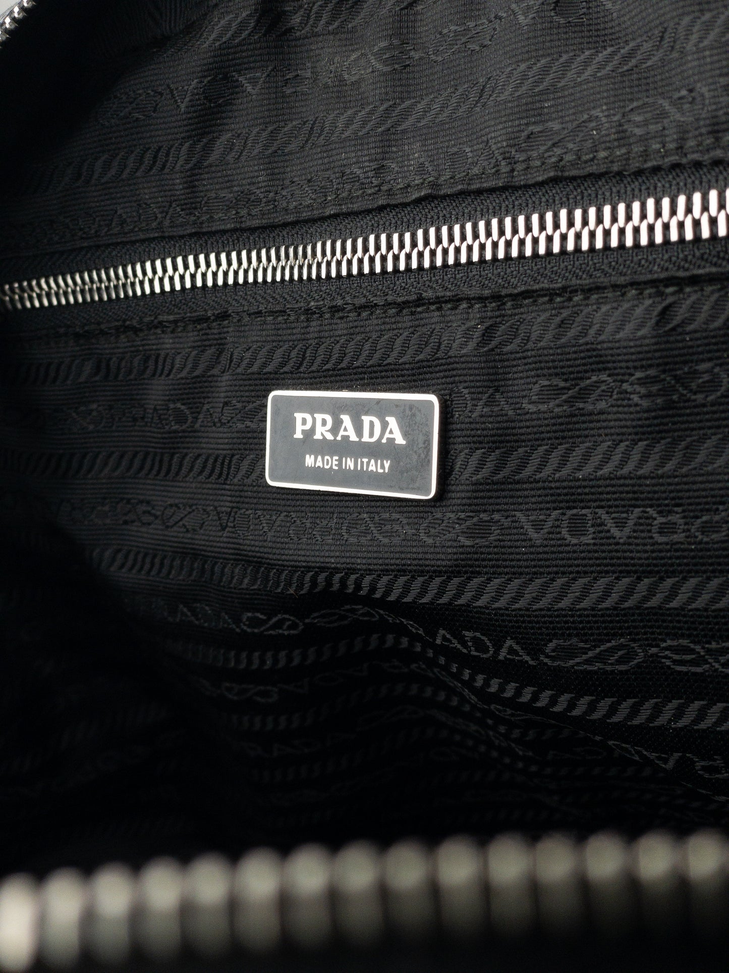 Prada SS00 Bowling Leather Shoulder Bag