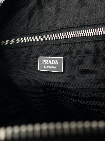 Prada SS00 Bowling Leather Shoulder Bag