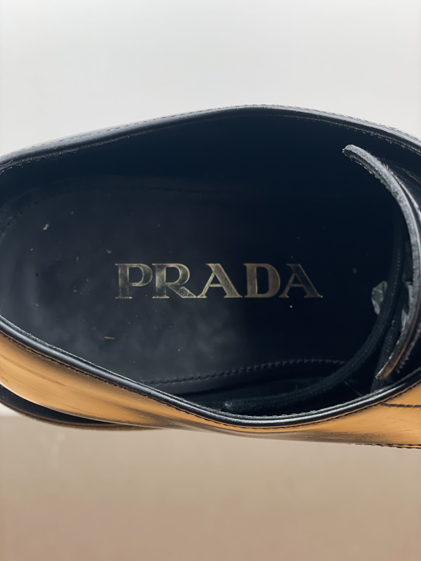 Prada AW21 Chunky Platform Derby Shoes
