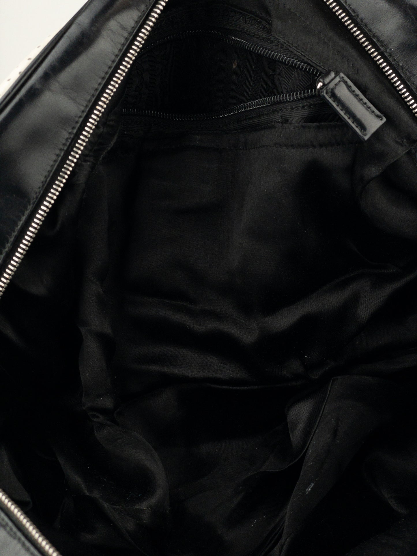 Prada SS00 Bowling Leather Shoulder Bag