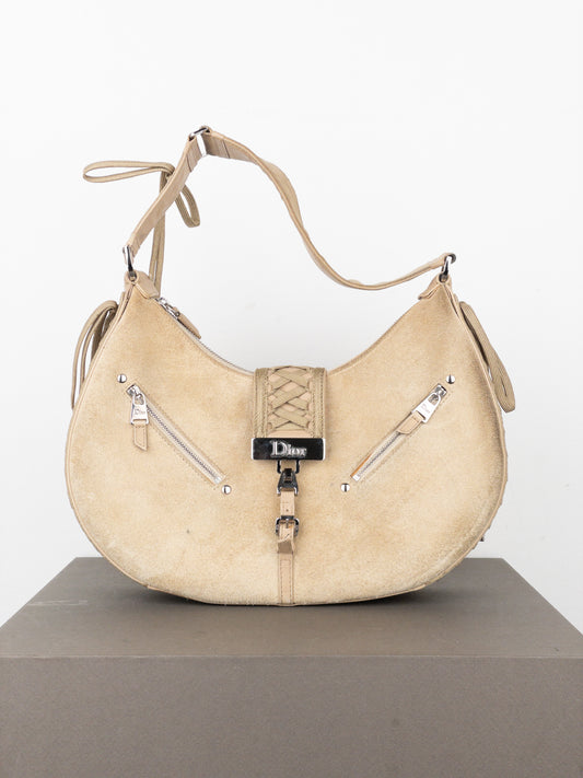 Dior by Galliano AW02 ‘Admit It’ Corset Lace Up Shoulder Bag