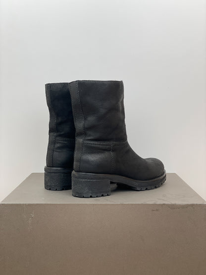 Prada AW99 Lugsole Biker Ankle Work Boots