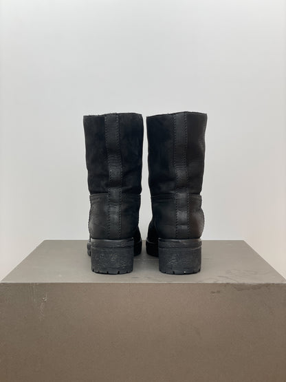 Prada AW99 Lugsole Biker Ankle Work Boots