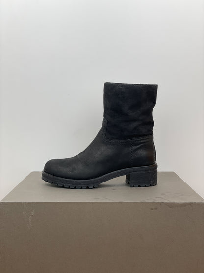 Prada AW99 Lugsole Biker Ankle Work Boots