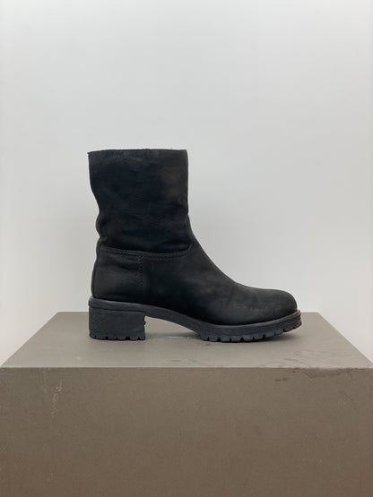 Prada AW99 Lugsole Biker Ankle Work Boots