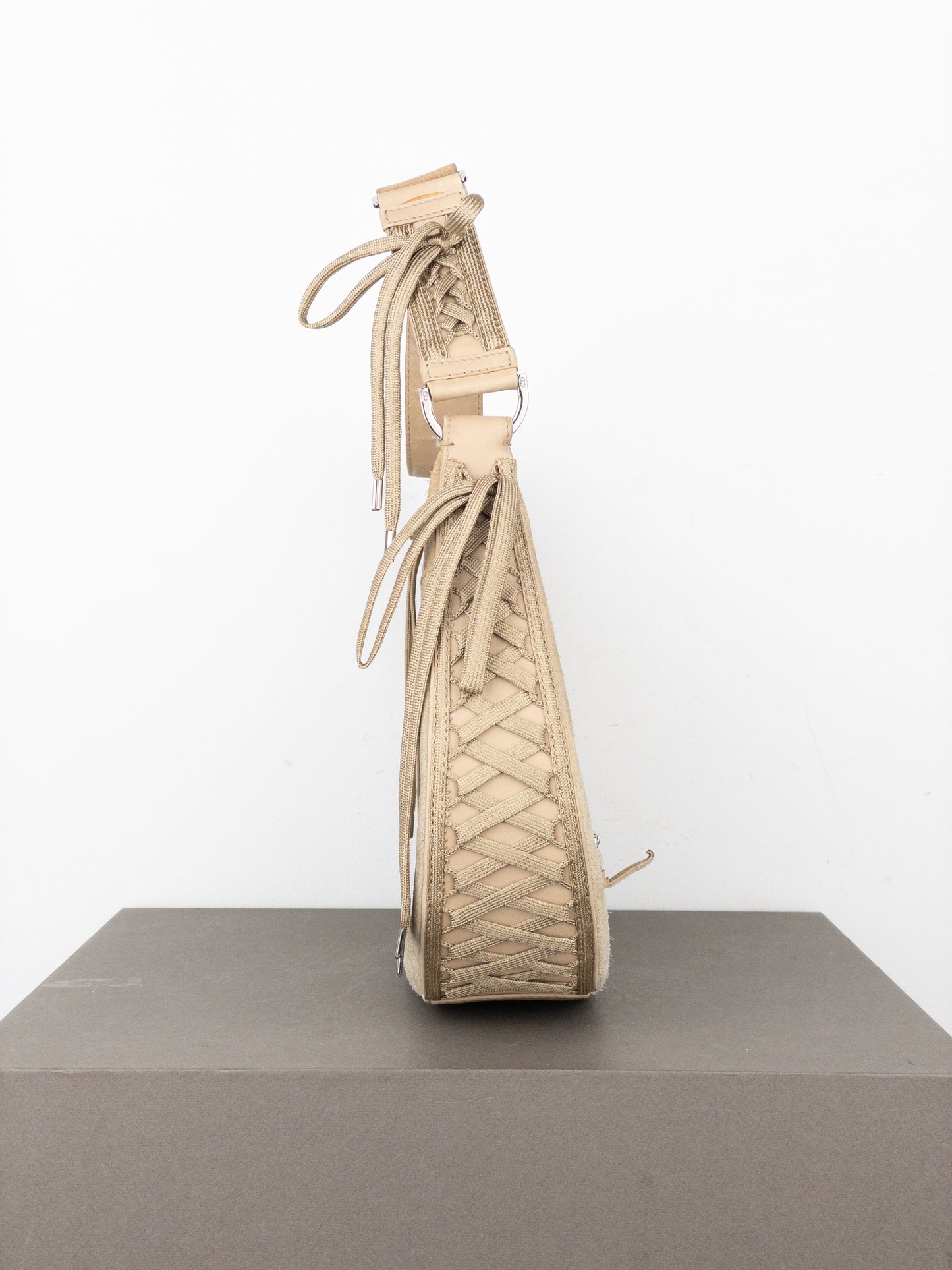 Dior by Galliano AW02 ‘Admit It’ Corset Lace Up Shoulder Bag