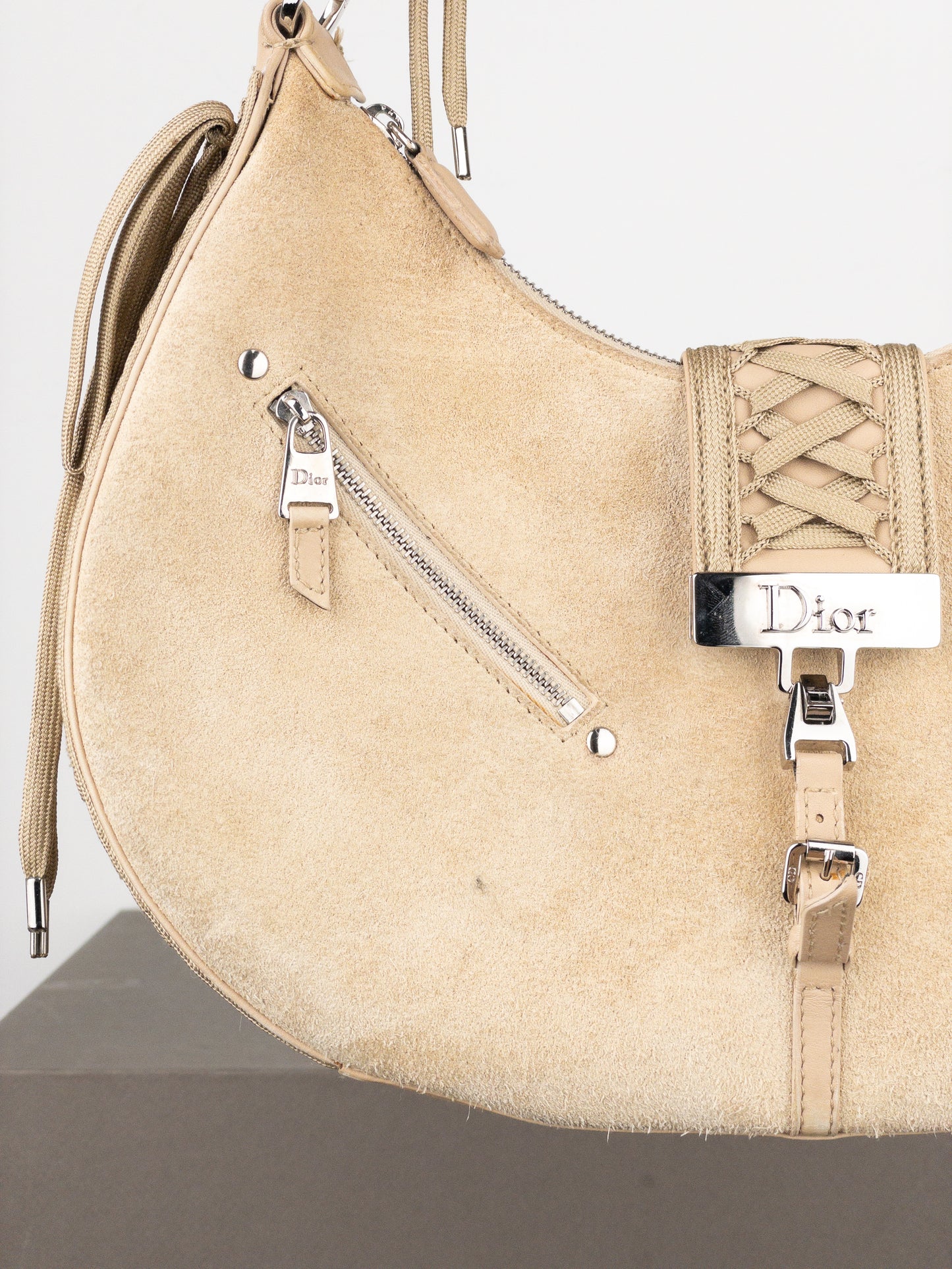 Dior by Galliano AW02 ‘Admit It’ Corset Lace Up Shoulder Bag