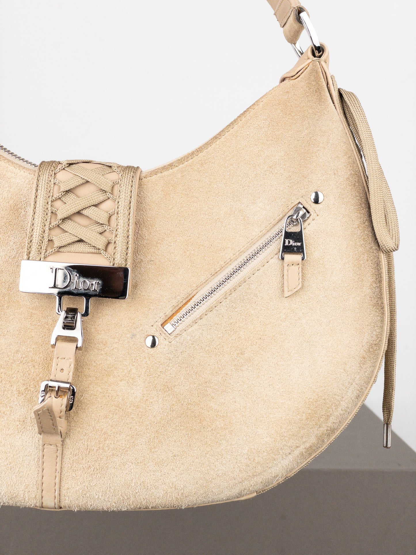 Dior by Galliano AW02 ‘Admit It’ Corset Lace Up Shoulder Bag