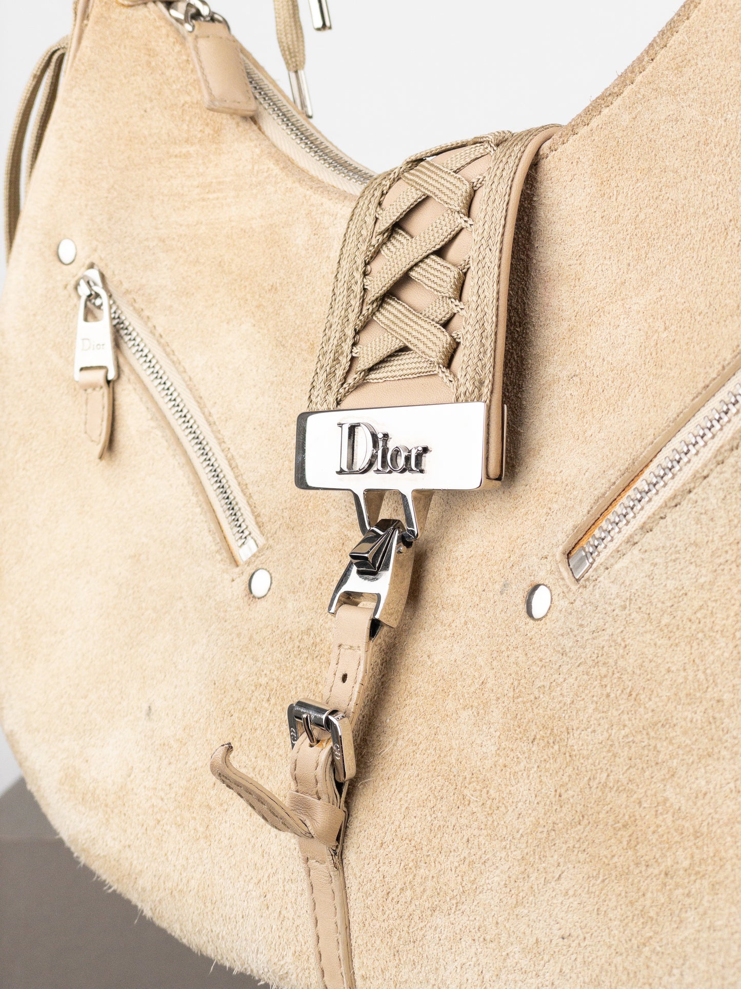 Dior by Galliano AW02 ‘Admit It’ Corset Lace Up Shoulder Bag