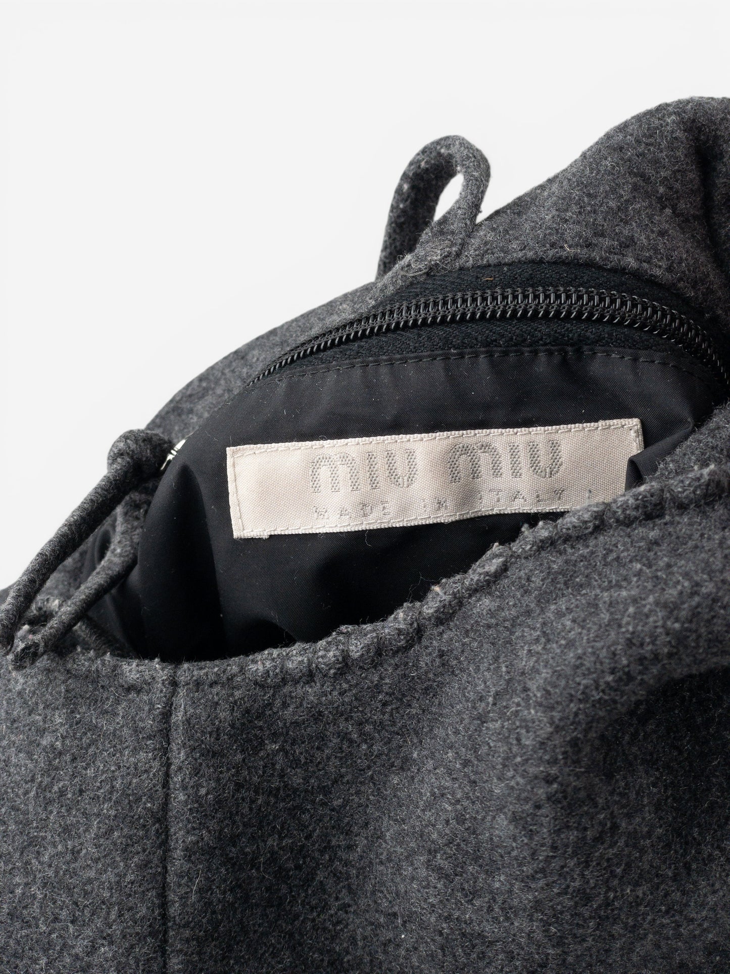 Miu Miu AW99 Felt Bow Hobo Shoulder Bag – photo 9