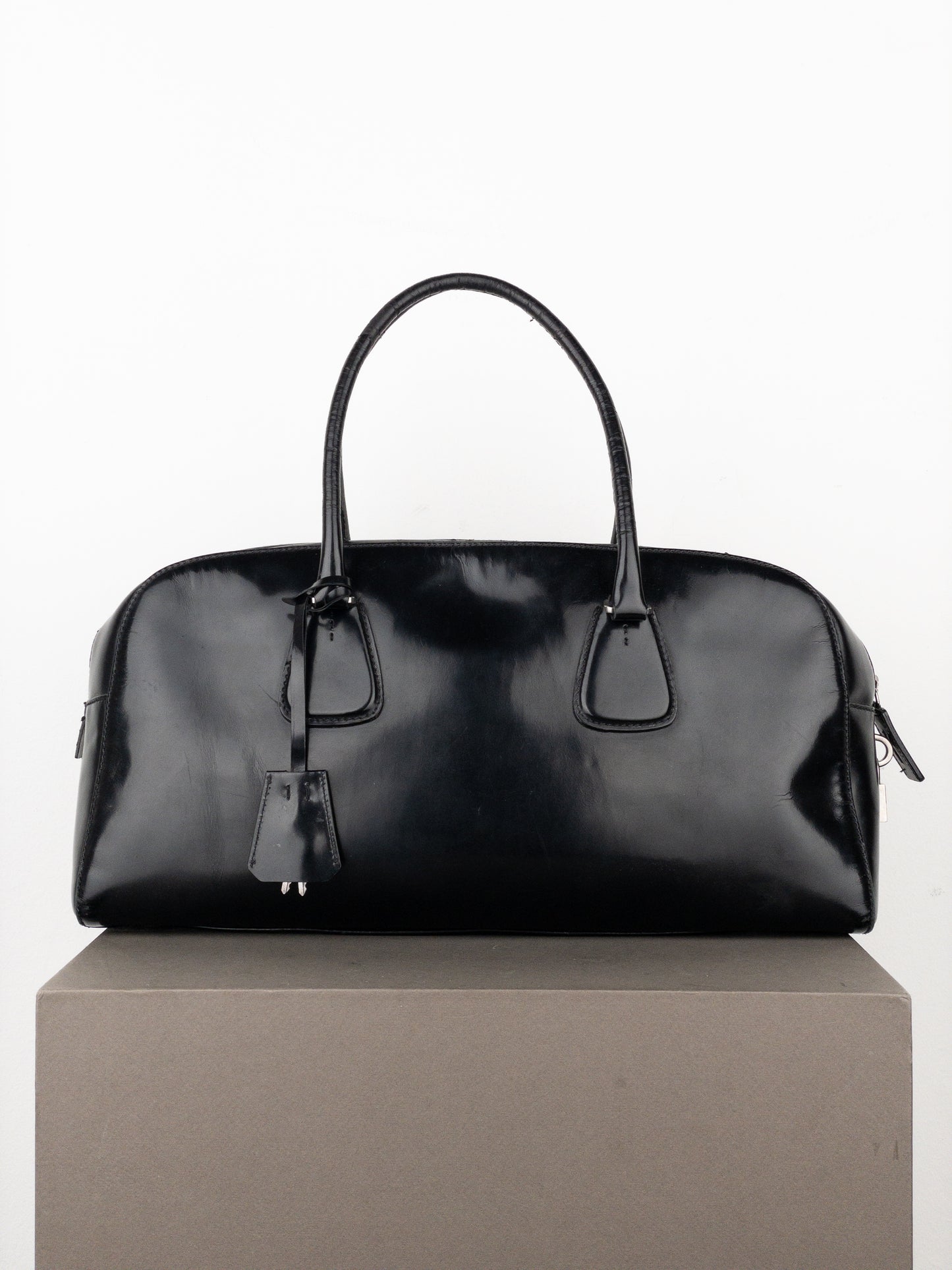 Prada 2000s Bauletto Bowling Shoulder Bag