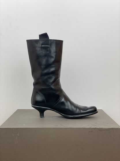 Miu Miu 2000s Kitten-Heel Western Boots