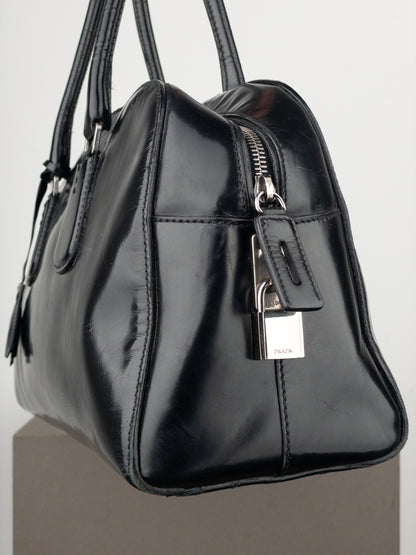 Prada 2000s Bauletto Bowling Shoulder Bag
