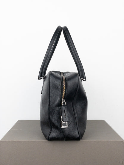 Prada 2000s Bauletto Box Leather Handbag