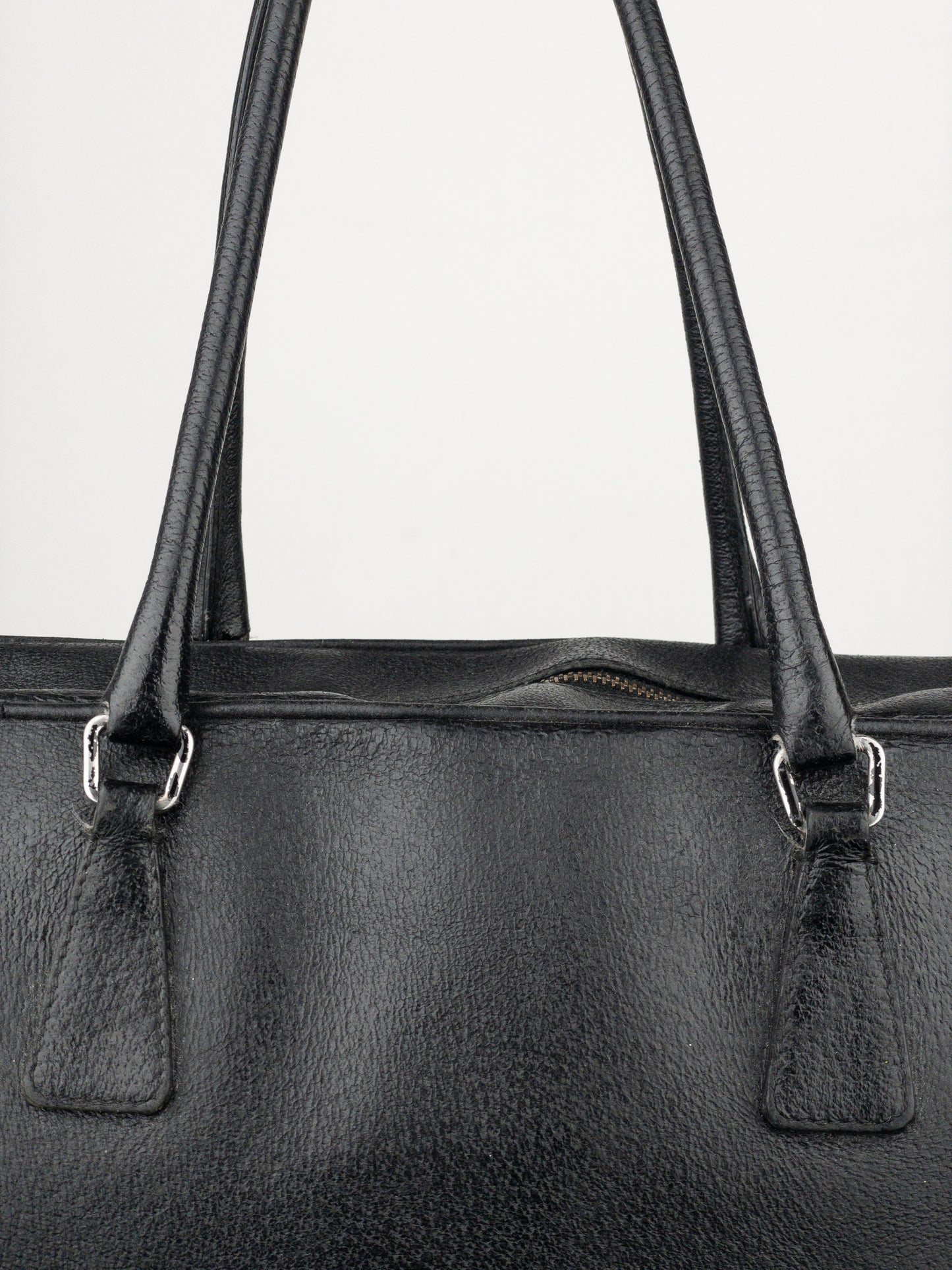 Prada 2000s Bauletto Box Leather Handbag