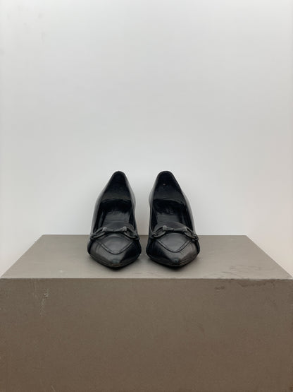 Gucci by Tom Ford 1990s Pointed-Toe Horsebit Heel Pumps